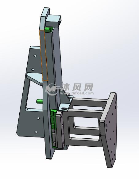 后支撑架组sw设计模型建筑设计未来一年工作计划和展望图片