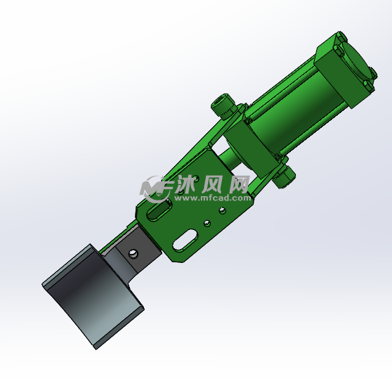 摆动机构设计模型图