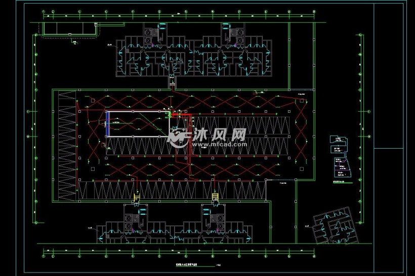 地下车库全套电气系统设计图纸 - AutoCAD商业