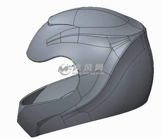 头盔整体设计 - 服装鞋帽 - 沐风网