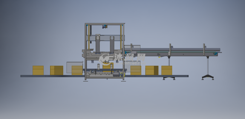 包装机设计inventor模型 - 包装机械 - 沐风网