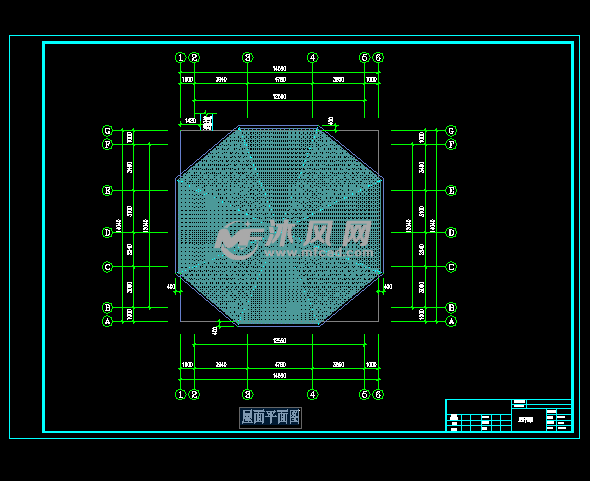 钢结构八角楼工程施工图纸