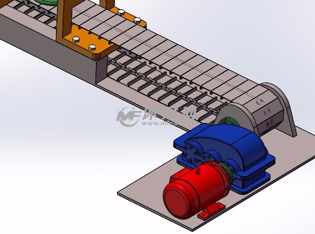 花菜自动切割流水线 - 输送和提升设备 - 沐风网