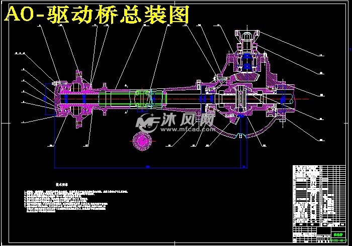 轻型载重汽车驱动桥结构设计