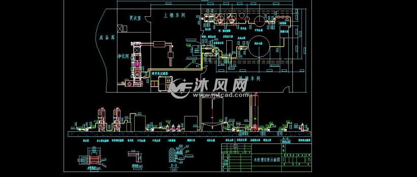 3吨矿泉水水处理设备技术图纸