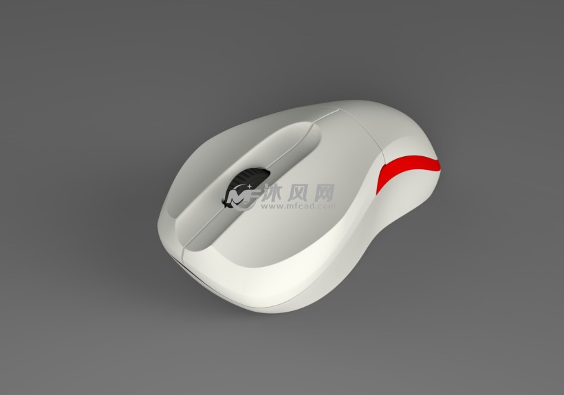 雷柏无线鼠标cero2.0模型 - 电脑周边 - 沐风网