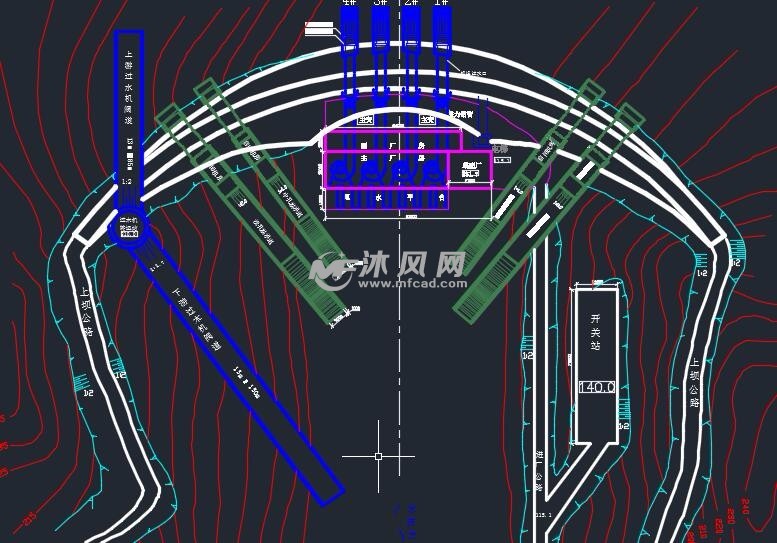 水利枢纽双曲拱坝设计