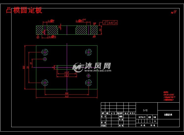 弯曲板弯曲模具设计 - 模具(塑料,五金)