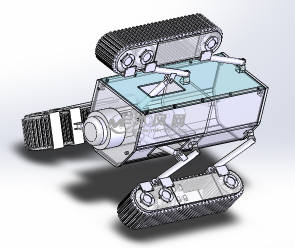 管道机器人solidworks三维图