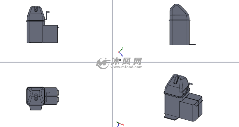 自动排序垃圾桶 - 办公用品 - 沐风网