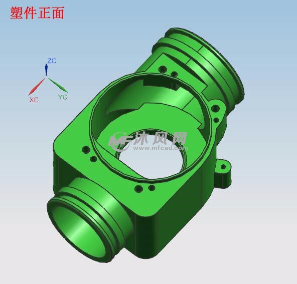 蓝宝石水表阀体注塑模具设计[抽芯]【三维ug】