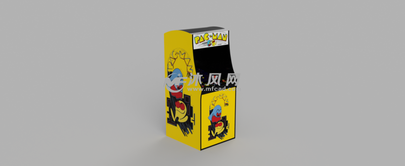 街机游戏机模型设计 - 玩具公仔 - 沐风网