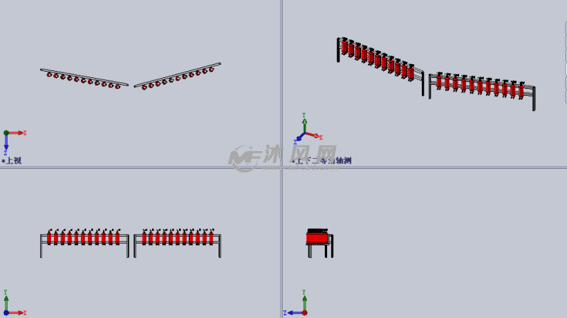 消防灭火器摆放架设计模型 - 通用设备 - 沐风网