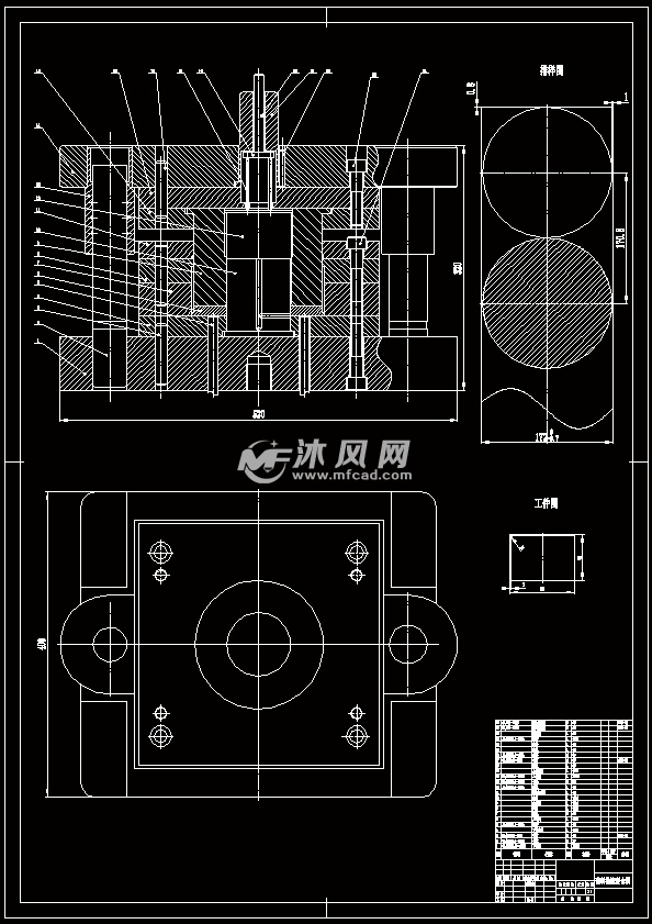 85拉深桶冲压模具设计