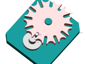 槽轮机构及其运动仿真 - 传动件 - 沐风网