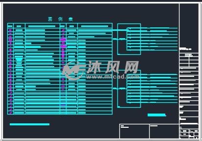 电器照明图例表与电器系统配置图