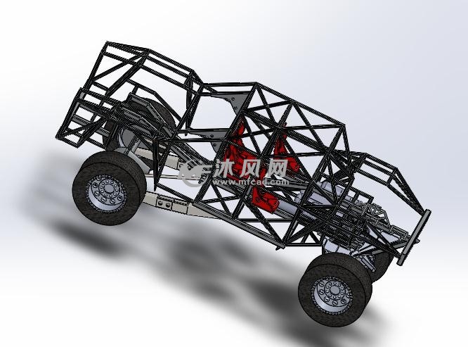野外越野车三维模型