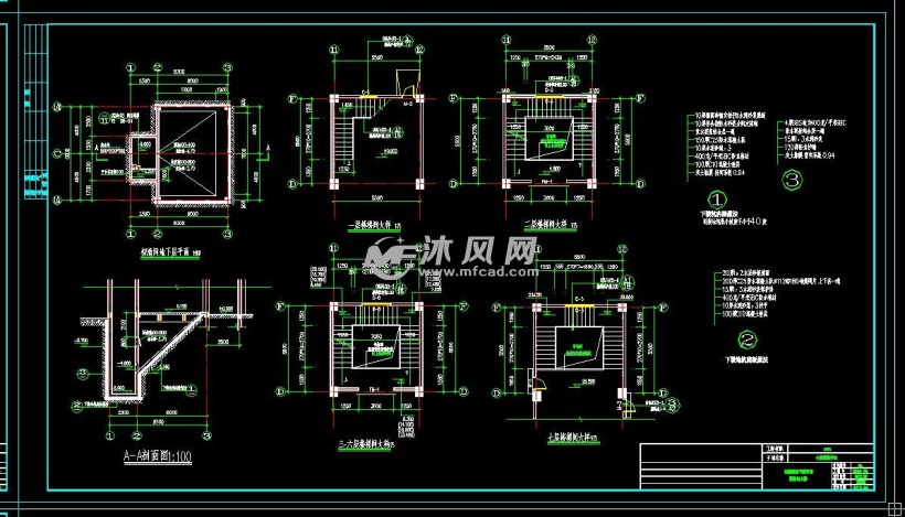 车间图纸丙类6层小麦厂房全专业设计施工图-制粉钢筋v车间灌注桩图片