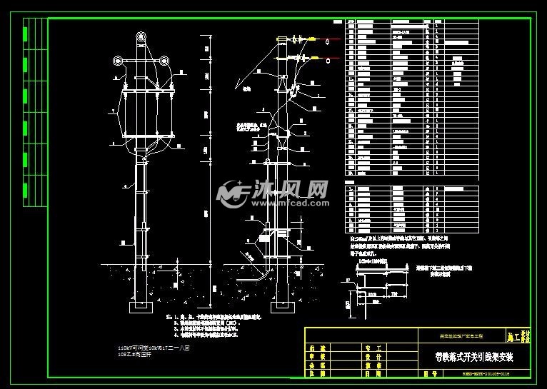 某垃圾处理厂配电工程 - AutoCAD工业建筑电气