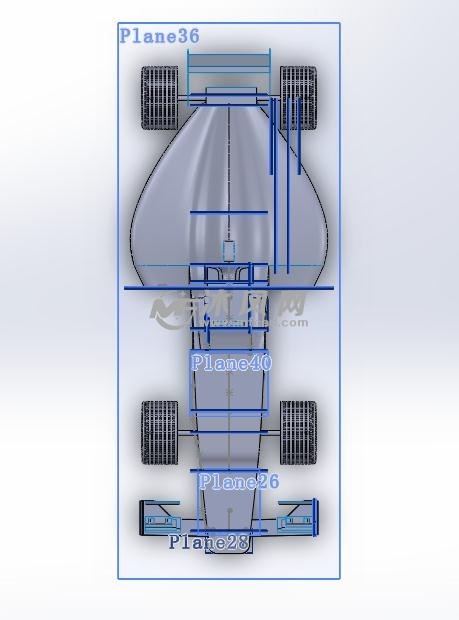 f1赛车三维模型 - 专用车图纸 - 沐风网