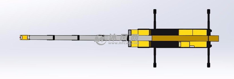 吊车三维模型俯视图