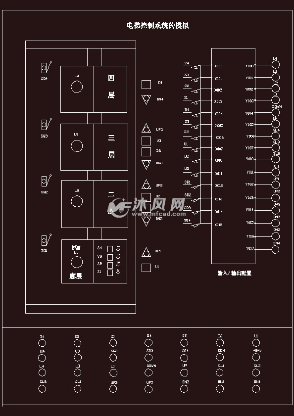 四层电梯控制系统的设计 - plc单片机电气控制 - 沐风