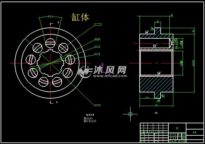 轴向柱塞泵机械结构设计