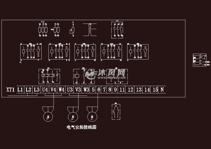 电气安装接线图