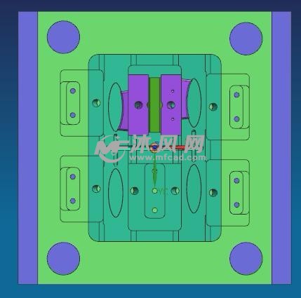 铭牌模具冰箱卡扣注塑模具-家电类铁艺大门下国产图纸图纸图片