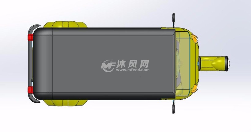 三轮车三维模型图