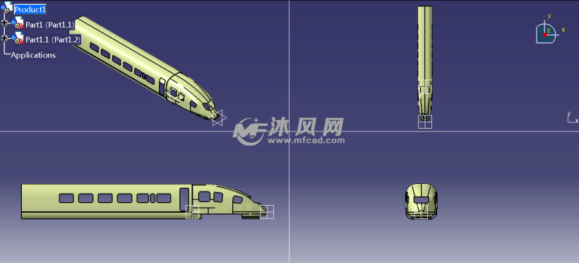 crh高铁列车