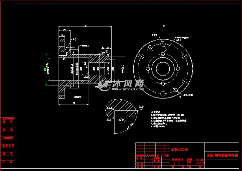 填料箱盖机械加工工艺及加工6×φ13孔夹具设计-手动