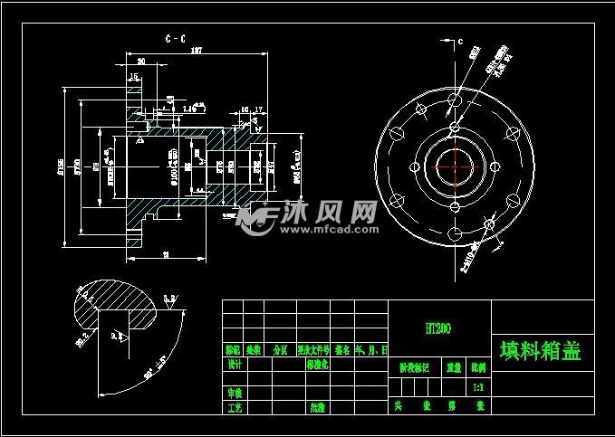 填料箱盖机械加工工艺及镗60孔夹具设计