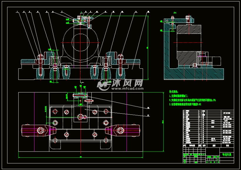 轴承座零件机械加工工艺及钻m8孔夹具设计