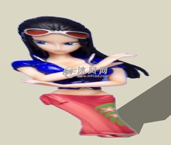 2d海贼王妮可罗宾卡通人物美女