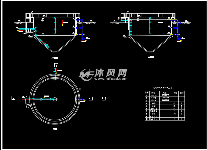 间歇式浓缩池工艺图