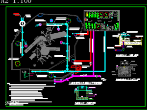 城市花园给排水图纸