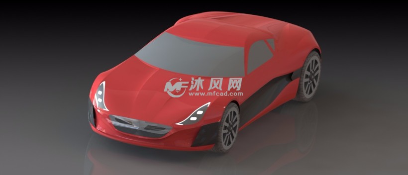 sw一款概念跑车模型建模 - 乘用车 - 沐风网