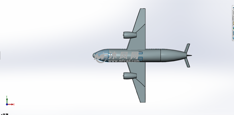 民用客机设计模型 - 航空航天图纸 - 沐风网
