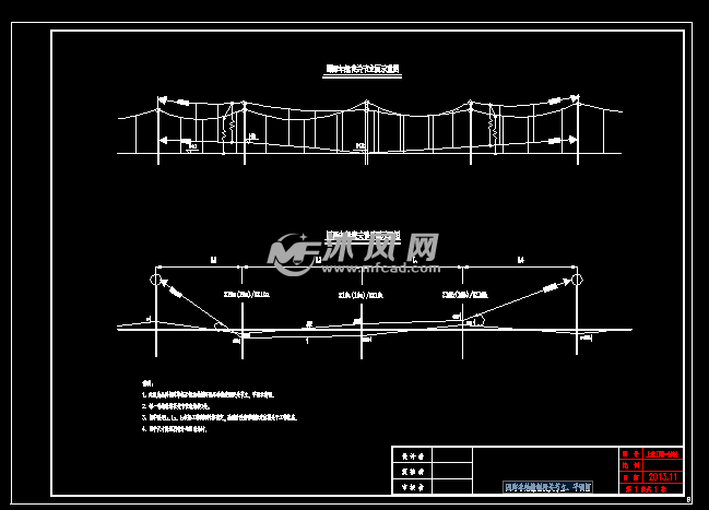 铁路电气化改造工程接触网软横跨安装图 - Aut