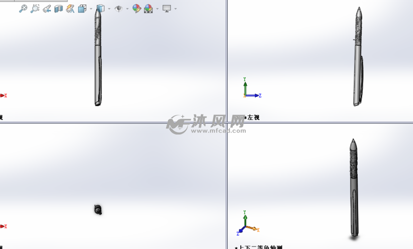 水性笔模型建模