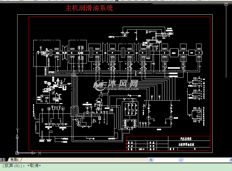 600mw超临界机组汽轮机全套cad系统图