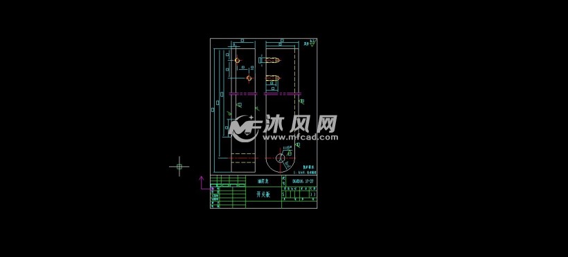 喷头盖理盖器技术图纸