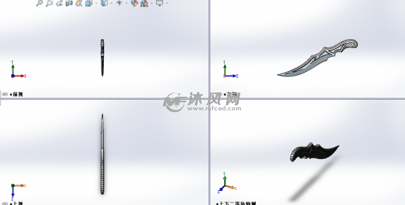 水果刀设计模型图纸