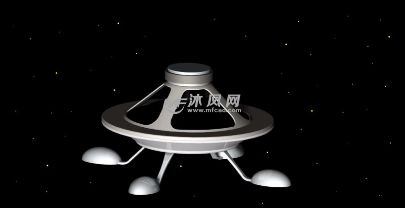 太空船设计模型图
