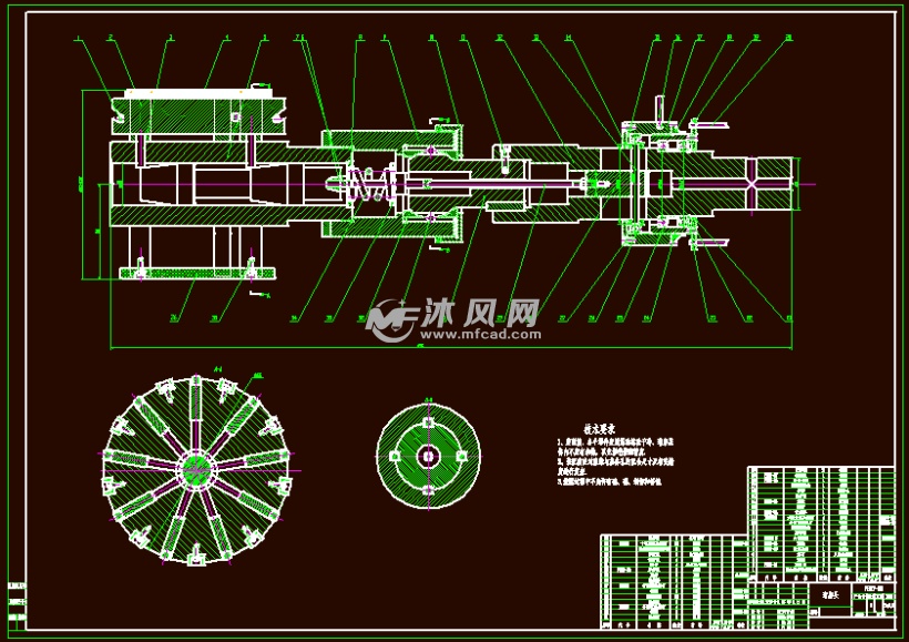 立式珩磨机珩磨头设计【优秀含9张cad图纸】