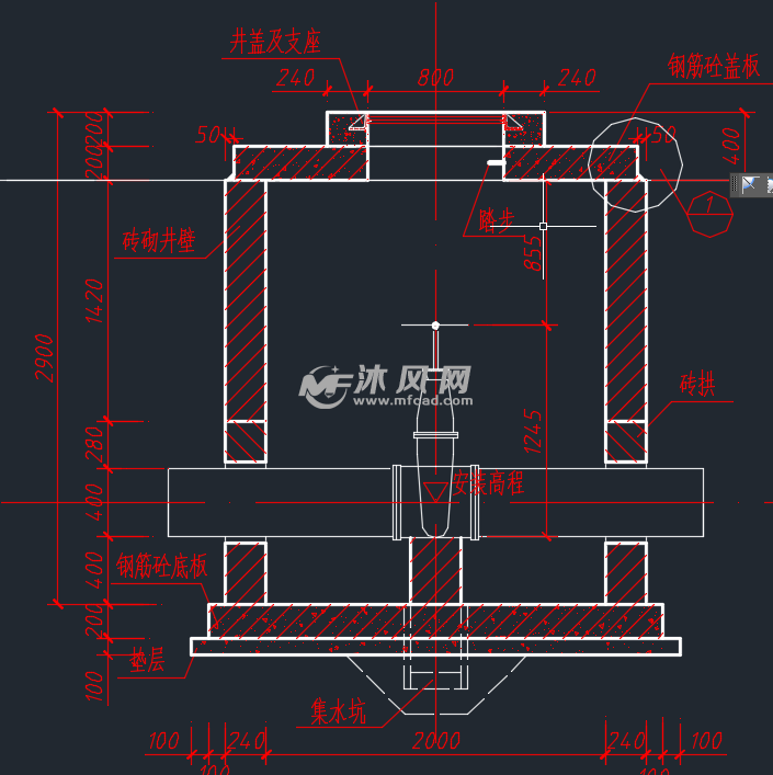 标准闸阀井