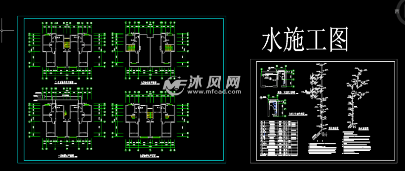 7层住宅楼建筑结构水电施工图