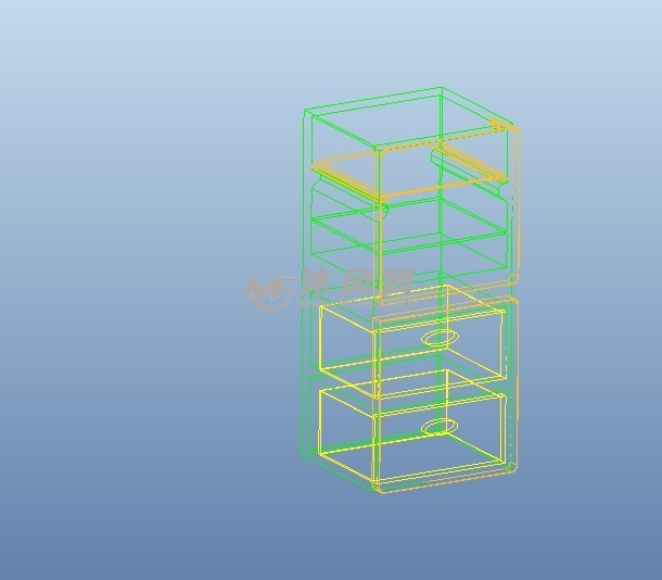 家用冰箱整体建模设计