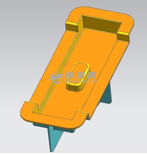 接线盒装饰盖注塑模具-工业用品图纸图纸导入是下载模具图纸歪的后广联达图片